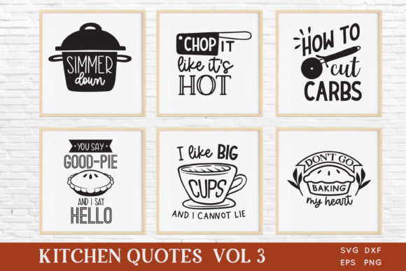 Funny Kitchen Quotes Svg Bundle Vol 3 Review
