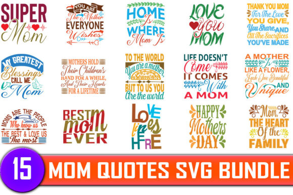 Funny Mom Quotes SVG Designs Bundle 15 Review