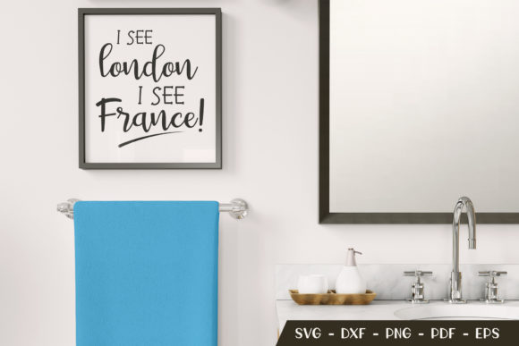I See London I See France, Bathroom SVG Review