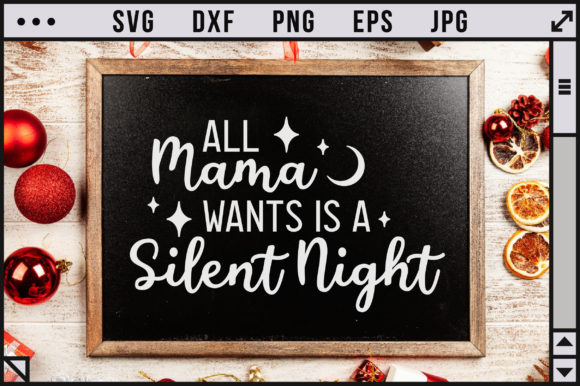 Reviewing All Mama Wants is a Silent Night for Embroidery