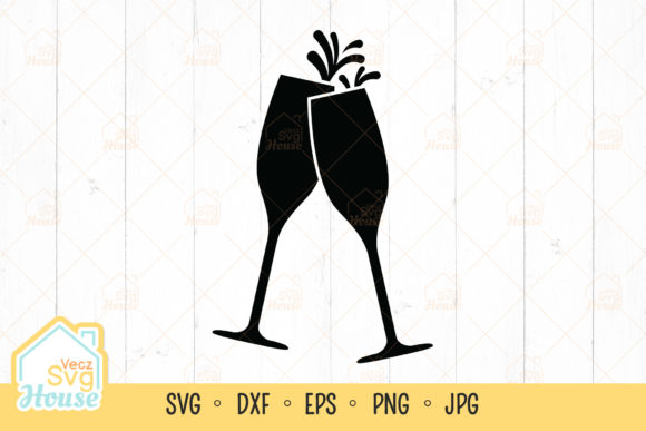 Two Sparkling Glasses of Wine Svg: A Designer Review